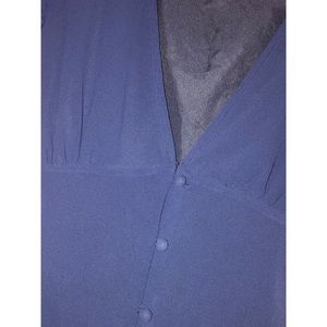 Forever21 Contemporary Navy Blue Dress